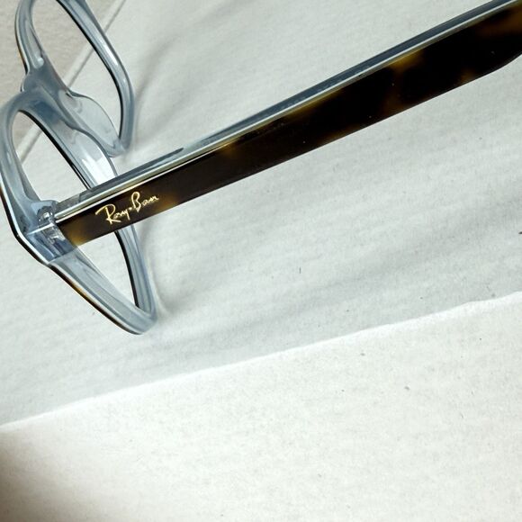 Ray Ban Eyeglasses Tortoise FRAMES ONLY NO LENSES RB 5375 5883, 53-18-145 Brown - Picture 5 of 13